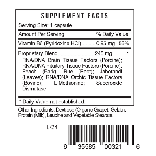 Gb Pituitary/Pineal 60 Capsules