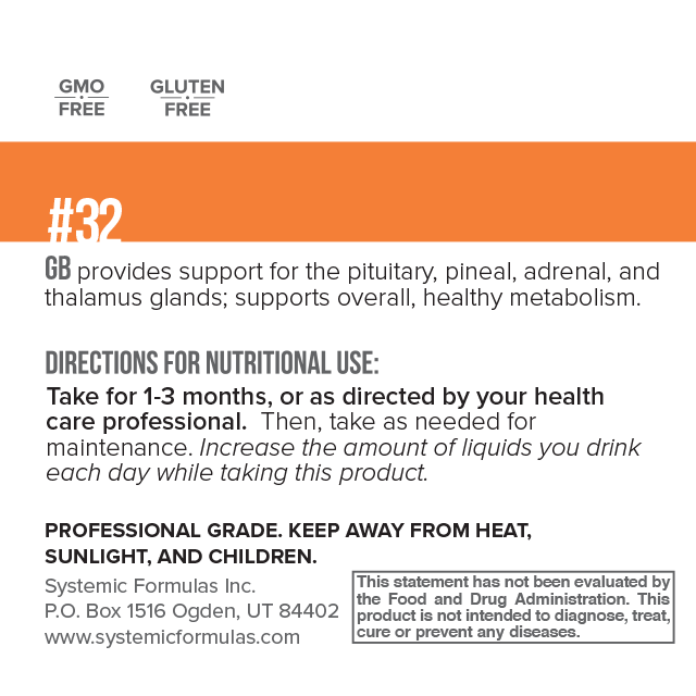 Gb Pituitary/Pineal 60 Capsules
