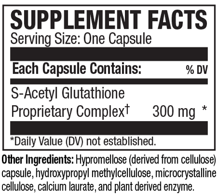 SafeCell 60 Capsules Supplement Facts