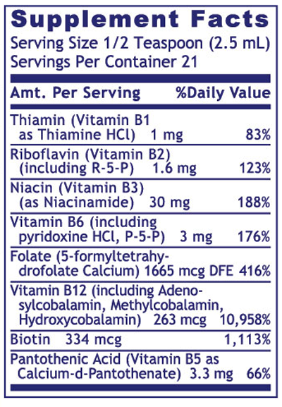 Max B-ND 2 fl oz Supplement Facts