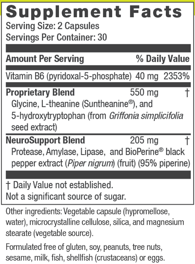 Prolent™ 60 Capsules Supplement Facts