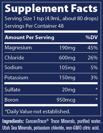 40,000 VOLTS! 8 fl oz Supplement Facts