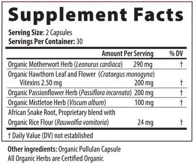 HTN Px Original 60 Capsules Supplement Facts