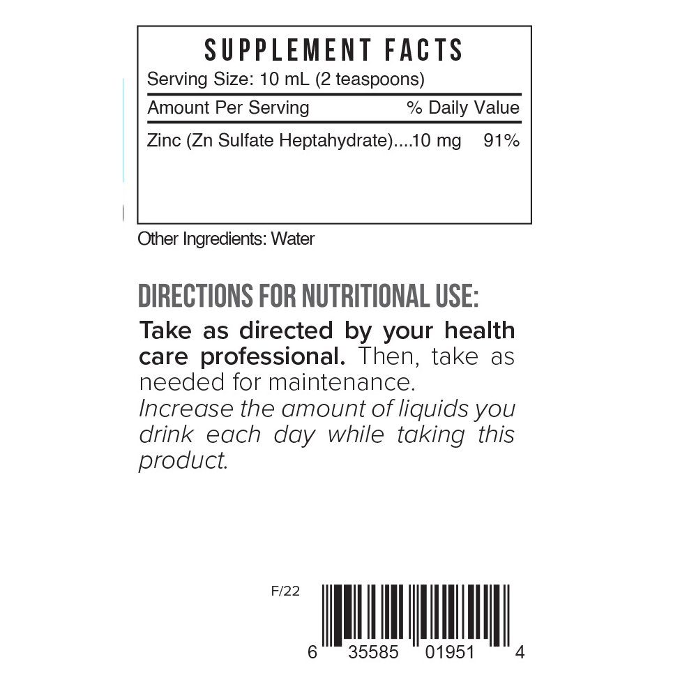 ZNC – Zinc Immune Support 8oz