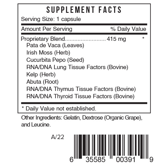 Gf Thyroid 60 Capsules