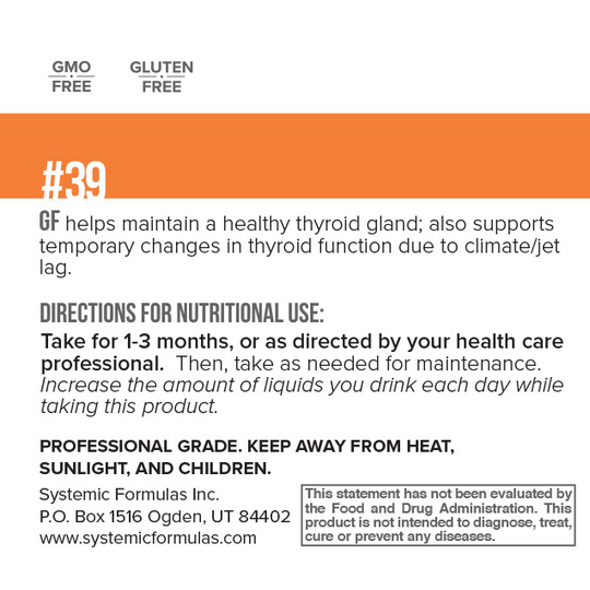 Gf Thyroid 60 Capsules