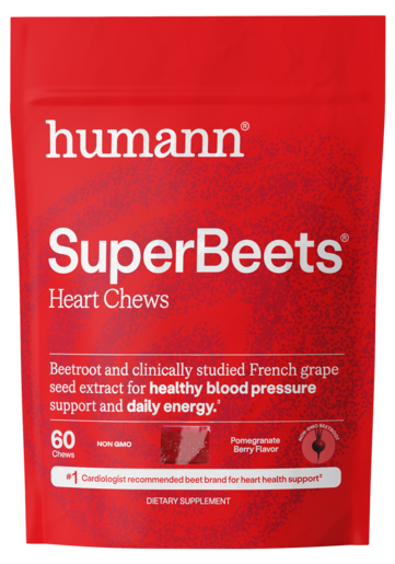 SuperBeets Heart Chews Pomegranate Berry 60 Chews