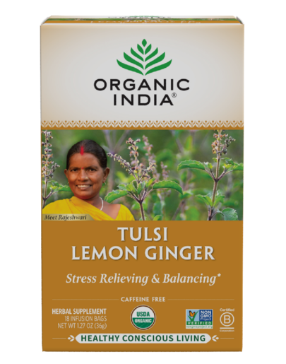 Tulsi Lemon Ginger 18 Bags