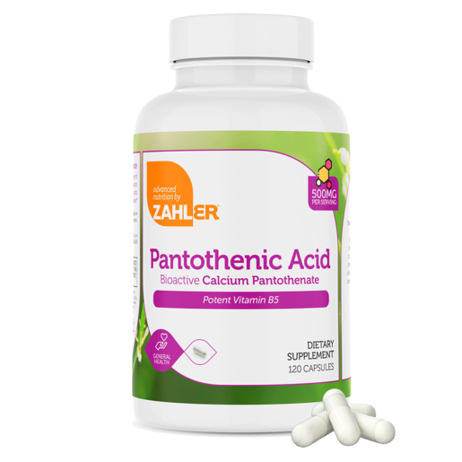 Pantothenic Acid 120 Capsules