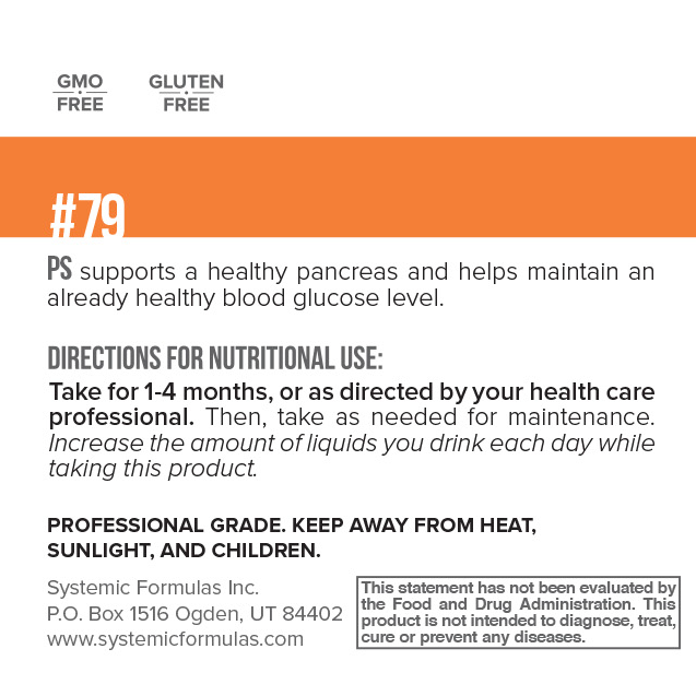 Ps Pancreas 60 Capsules