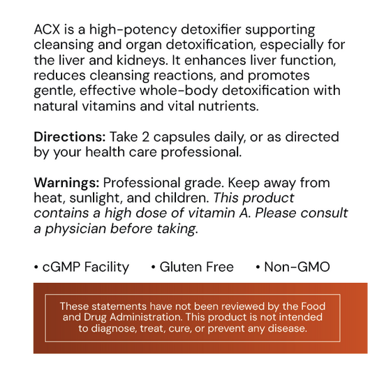 ACX Vitamin Detox 60 Capsules
