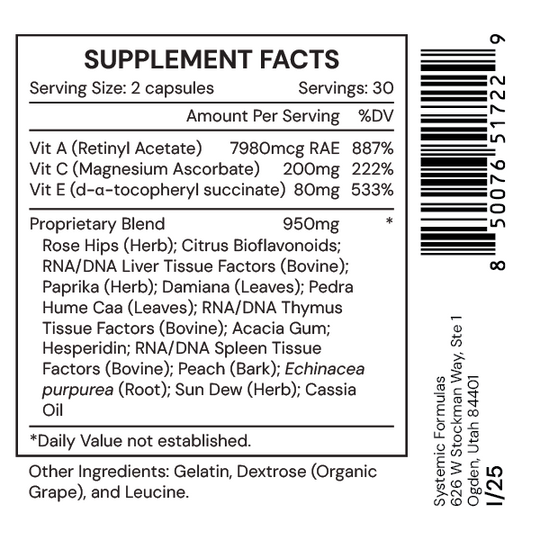 ACX Vitamin Detox 60 Capsules