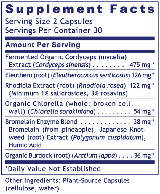 AdrenaVen 60 Capsules Supplement Facts