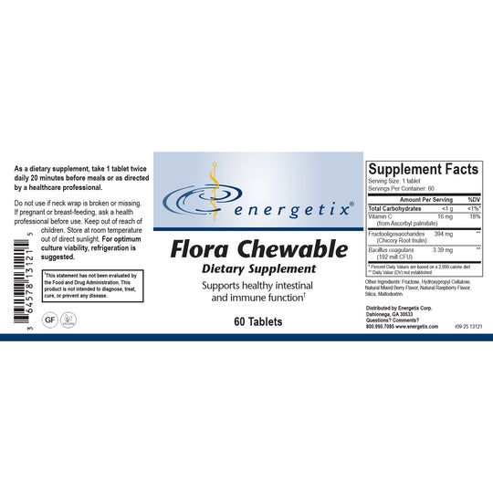 Flora Chewable 60 Tablets