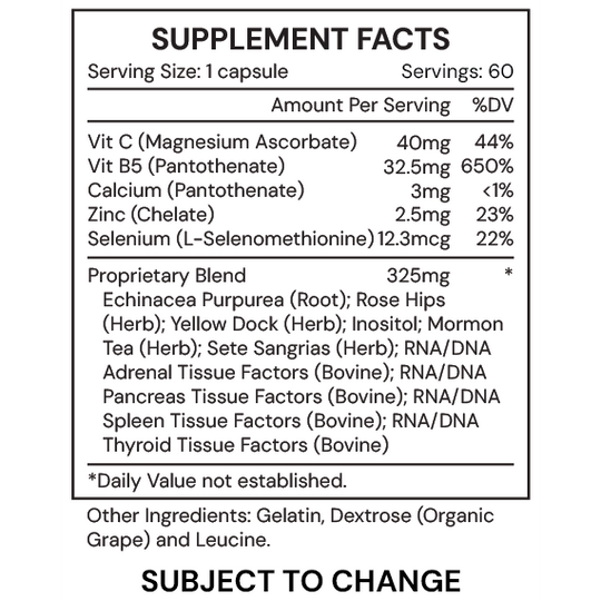 Ga Adrenal 60 Capsules