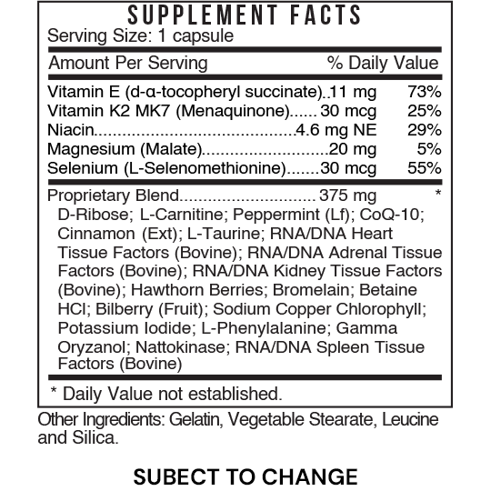HQ Heart 60 Capsules