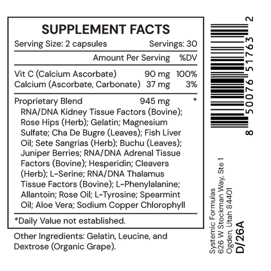 K Kidney 60 Capsules