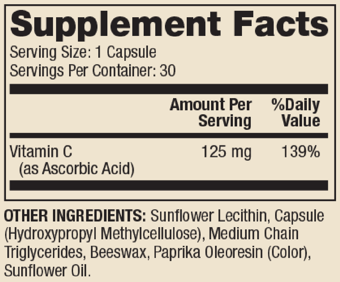 Proflora 4R 30 Capsules Supplement Facts
