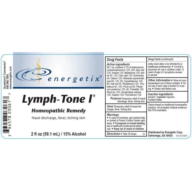 Lymph Tone 1 (2fl oz)