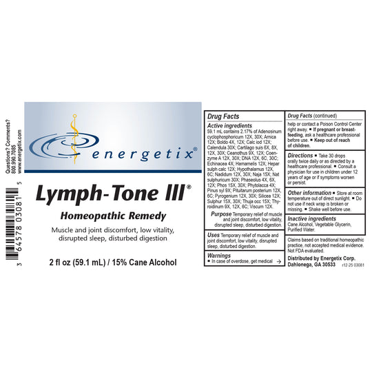 Lymph Tone III (2fl oz)