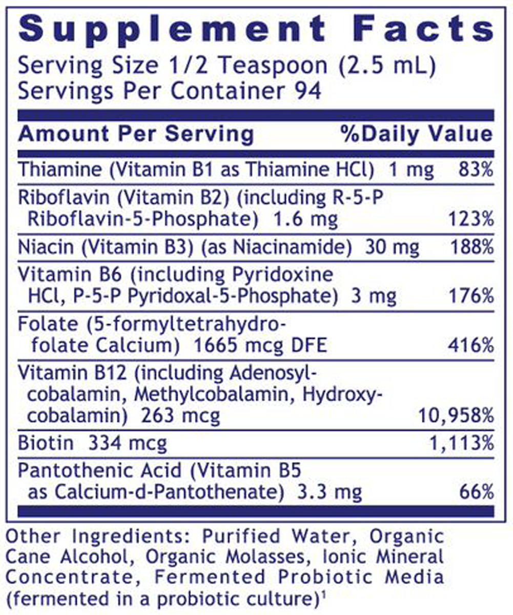 Max B-ND 8 fl oz Supplement Facts