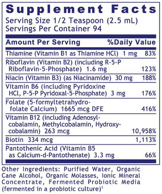 Max B-ND 8 fl oz Supplement Facts