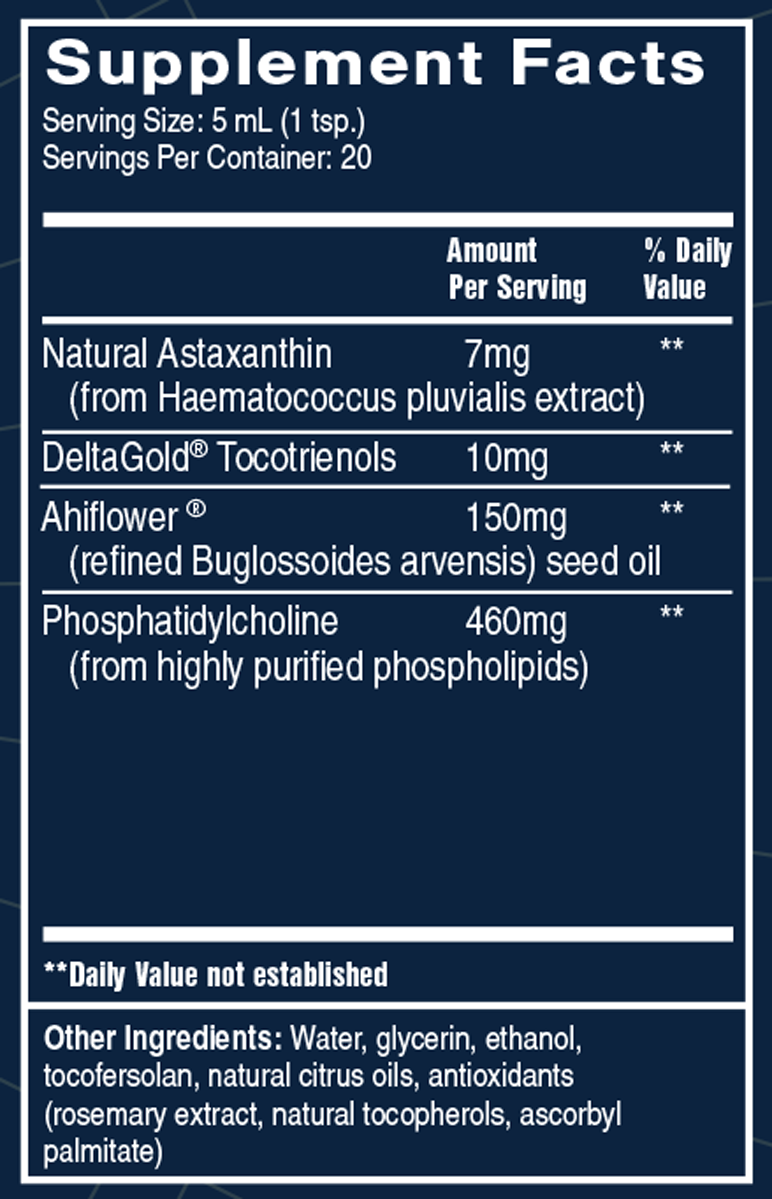 Micellized Membrane Mend 3.38 fl oz Supplement Facts