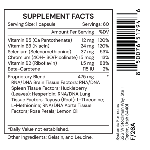 N nerve 60 Capsules