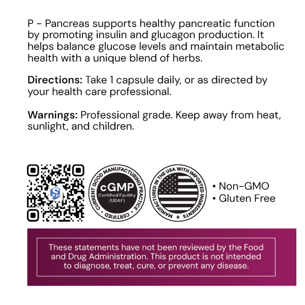 P Pancreas 60 Capsules