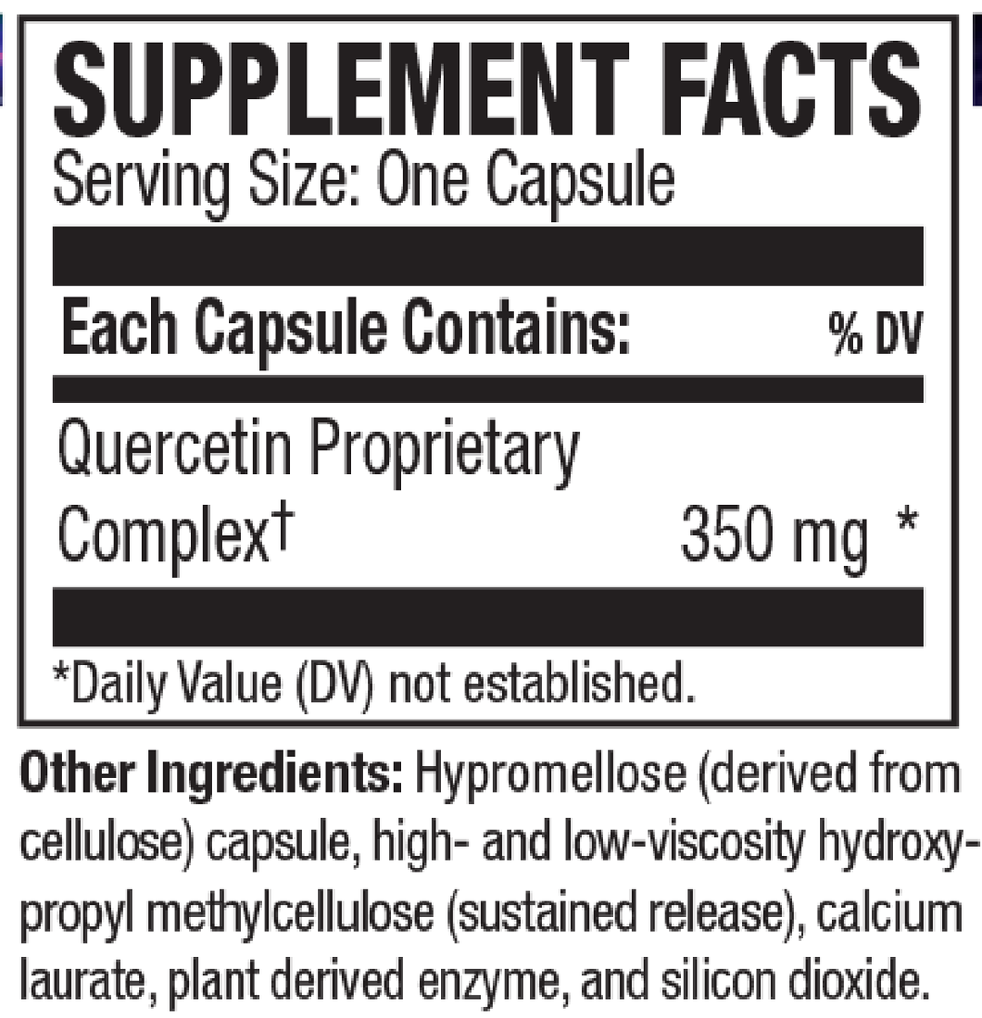 QuerciSorb SR 90 Capsules Supplement Facts