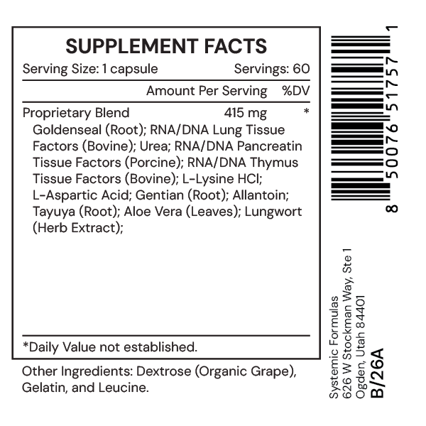 R Lung 60 Capsules