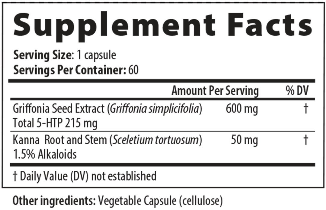 SeroBoost 60 Capsules Supplement Facts