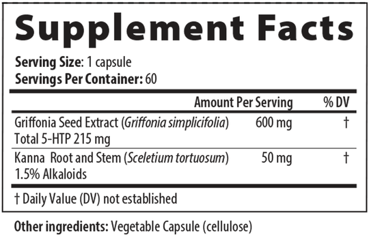 SeroBoost 60 Capsules Supplement Facts
